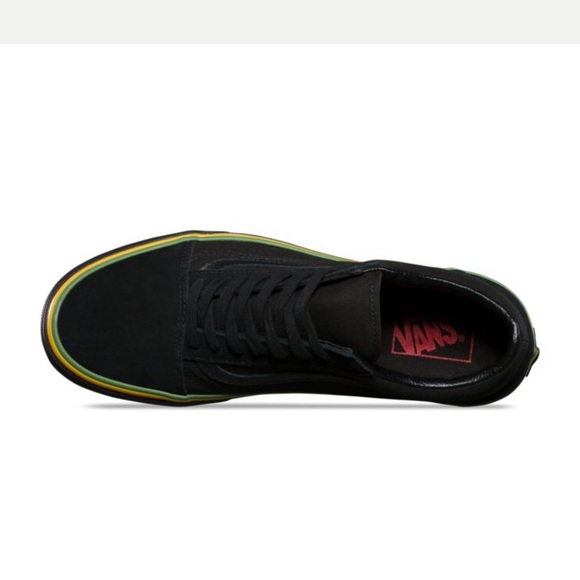 vans old skool rasta black